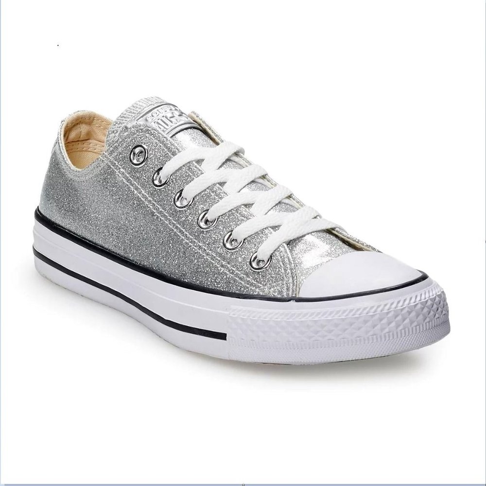 Converse Chuck Taylor Silver Glitter sneakers